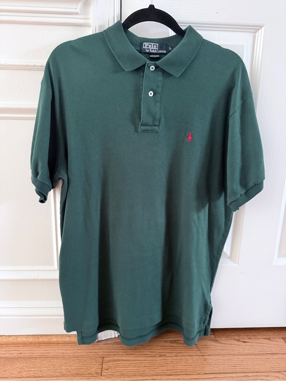 Vintage 90s Polo Ralph Lauren Made in USA Green Polo Shirt Men's Large
